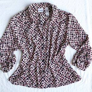 Liz Claiborne Villager 3/4 sleeve blouse